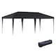 image 1 of Outsunny Pop Up Gazebo 3 x 6m, Foldable Canopy Tent, Height Adjustable Wedding Awning Canopy wCarrying Bag, Black