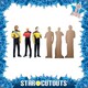 image 2 of Star Trek Next Generation Table Top Cardboard Cutouts - Pack of 3