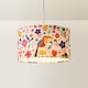 image 4 of ValueLights Kids Bright Floral Easy Fit Ceiling Light Shade