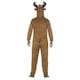 image 2 of Reindeer Christmas Onesie Fancy Dress Costume Unisex Adult Large Brown | L