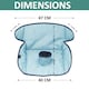 image 8 of Lynmark® Potty Training Car Seat Protector Cover with Middle Buckle Hole | Blue | 1