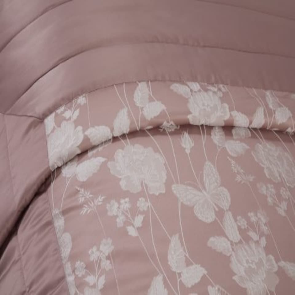 image 1 of Meadows Bedspread Blush Pink | Pink