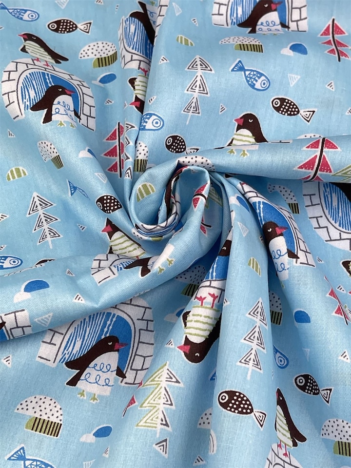 Turquoise 100% Cotton Fabric for Bag Making, Dressmaking, Quilting, 160cm / 62" Wide - per metre