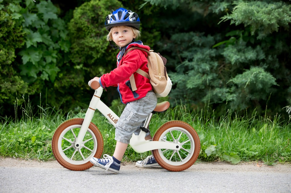 image 1 of Allis Lumi Balance Bike for 2 Year Olds - White