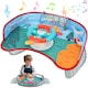 image 1 of Kids Steering Wheel Toy with Lights & Music