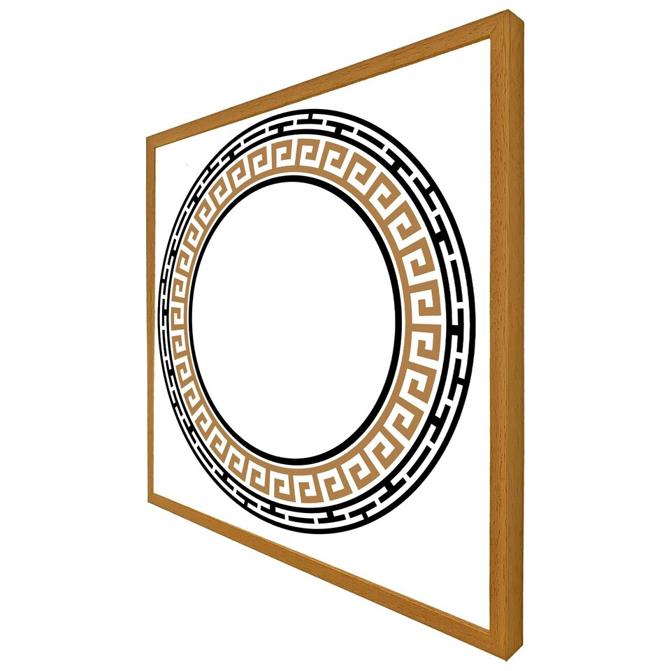 image 1 of Greek key frame (Picture Frame) Black | XL