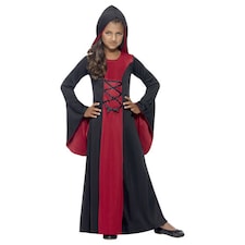 Vamp Girls Fancy Dress Costume Kids Medium - Age 7-9