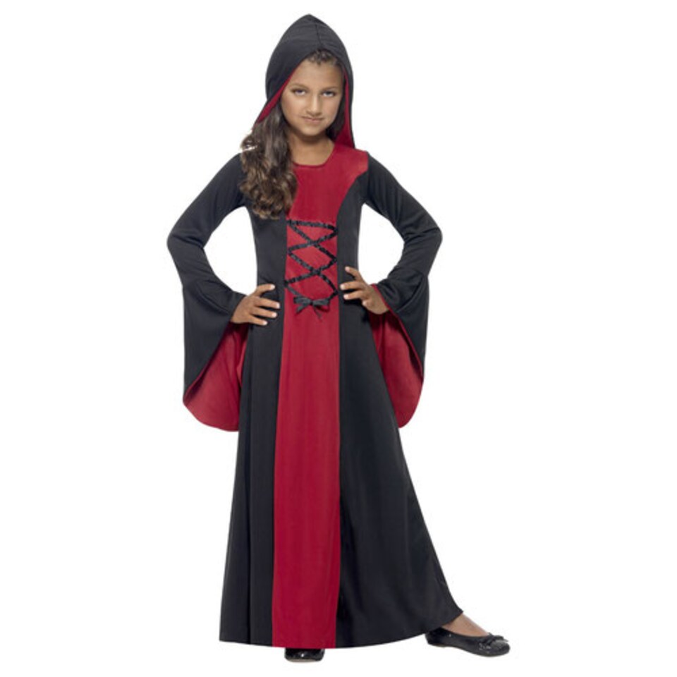image 1 of Vamp Girls Fancy Dress Costume Kids Medium - Age 7-9