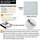 image 3 of NOVECRAFTO Vinyl Floor Tiles Self Adhesive – Peel and Stick 12x12in (30.5x30.5cm) Vinyl Flooring for Kitchen, Bathroom & Living Room – Arctic Terrazzo Design Grey | 3.72 sqm