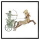 image 2 of Pharaoh on war chariot (Picture Frame) Brown | Oak | L