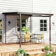 image 8 of Outsunny 3 x 3(m) Waterproof Metal Pergola Easy to Assemble Lean to Pergola