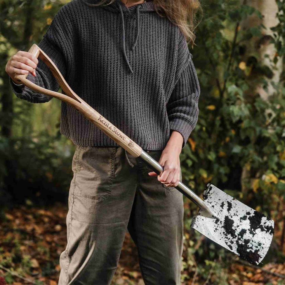 image 1 of Kent & Stowe - Stainless Steel Capability Digging Spade | Grey | 1 x Digging Spade