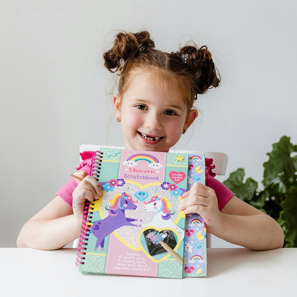 image 1 of Totum Unicorn Scratchbook