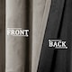 image 2 of Dark Taupe Velvet Darkening Eyelet Curtains - 46x54 Inch Drop - Pair | Cream | One Size