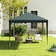image 8 of Outsunny Garden Gazebo Marquee Party Tent Wedding Canopy Patio Green 2.7 x 2.7m