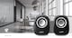 image 6 of Nedis PC Speakers for Computer, Laptop, Tablet, Smartphone, Portable Speaker Set 12W, Wired with USB and 3.5mm Jack, Black and Silver