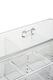 image 5 of Interiors by Premier Six Compartment Plastic Cosmetics Organiser, Makeup Drawer Organiser, Cosmetic Storage Box, Makeup Tray | Clear