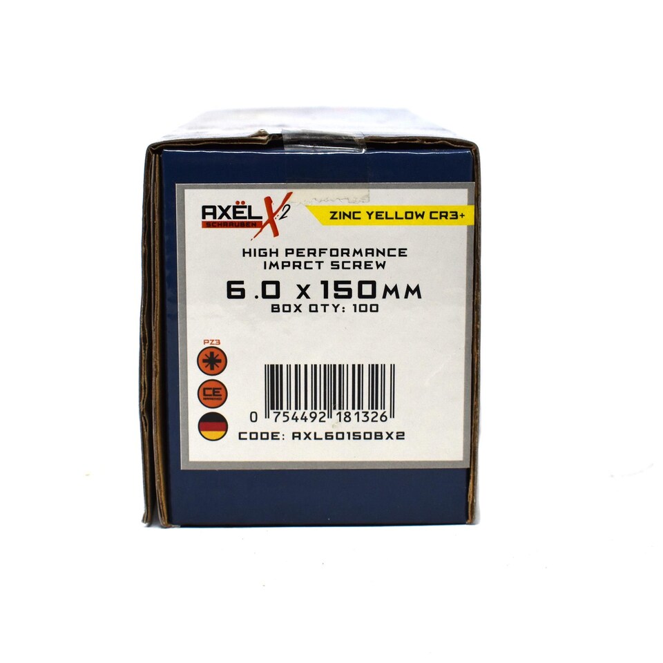 image 1 of Axel High Performance Woodscrews (Dia) 6.0mm (L) 150mm - Box of 100