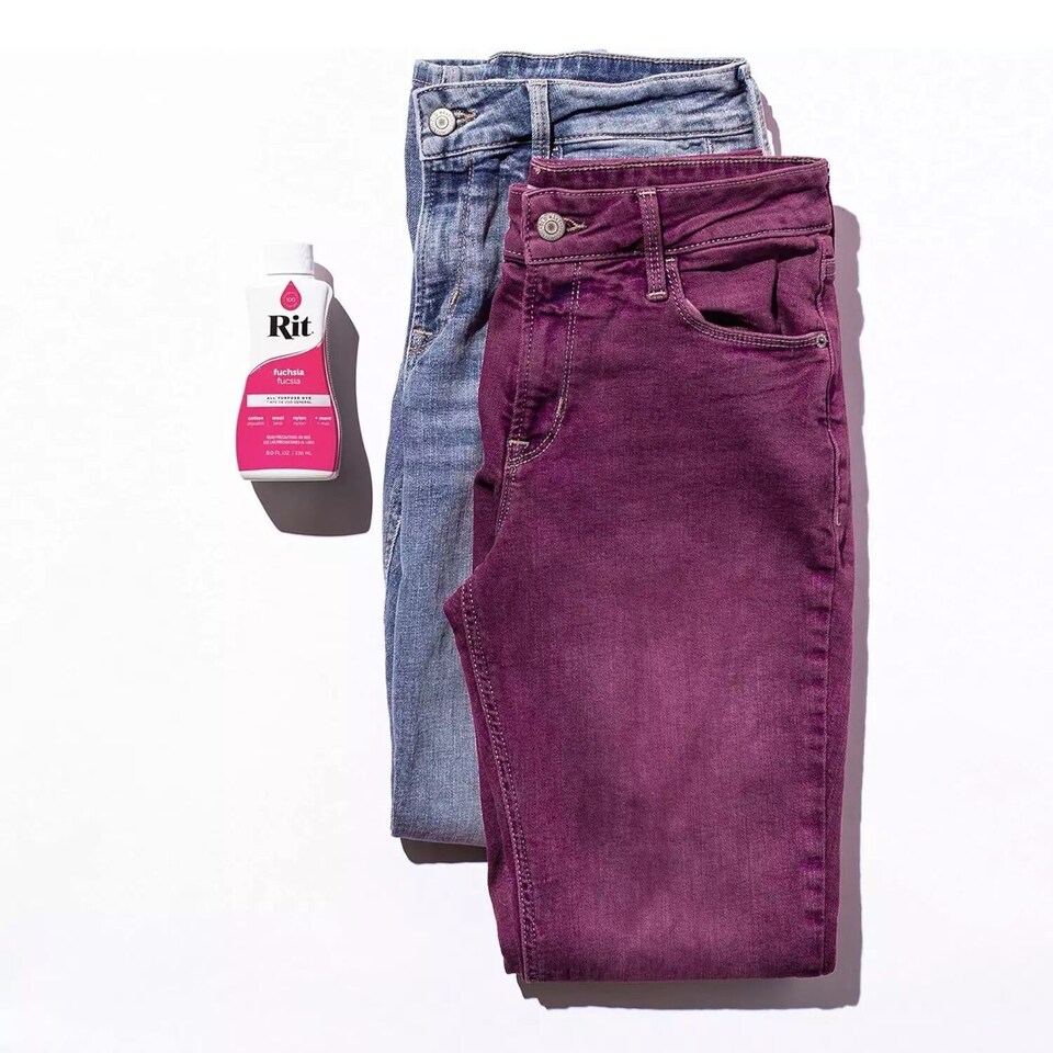 image 1 of Rit All Purpose Liquid Dye - High Pigment Fabric Colouring Dyes 8oz | Red | Cherry Red