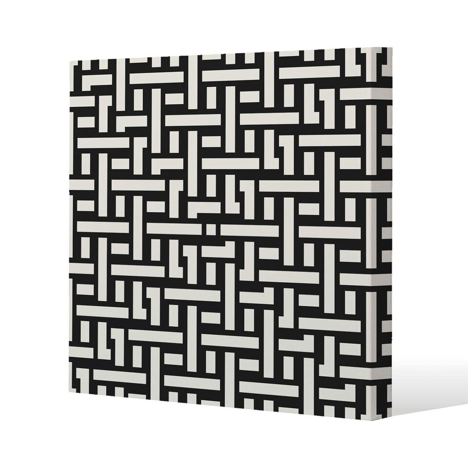 image 1 of Woven Pattern (Canvas Print) 90 x 90 x 4cm