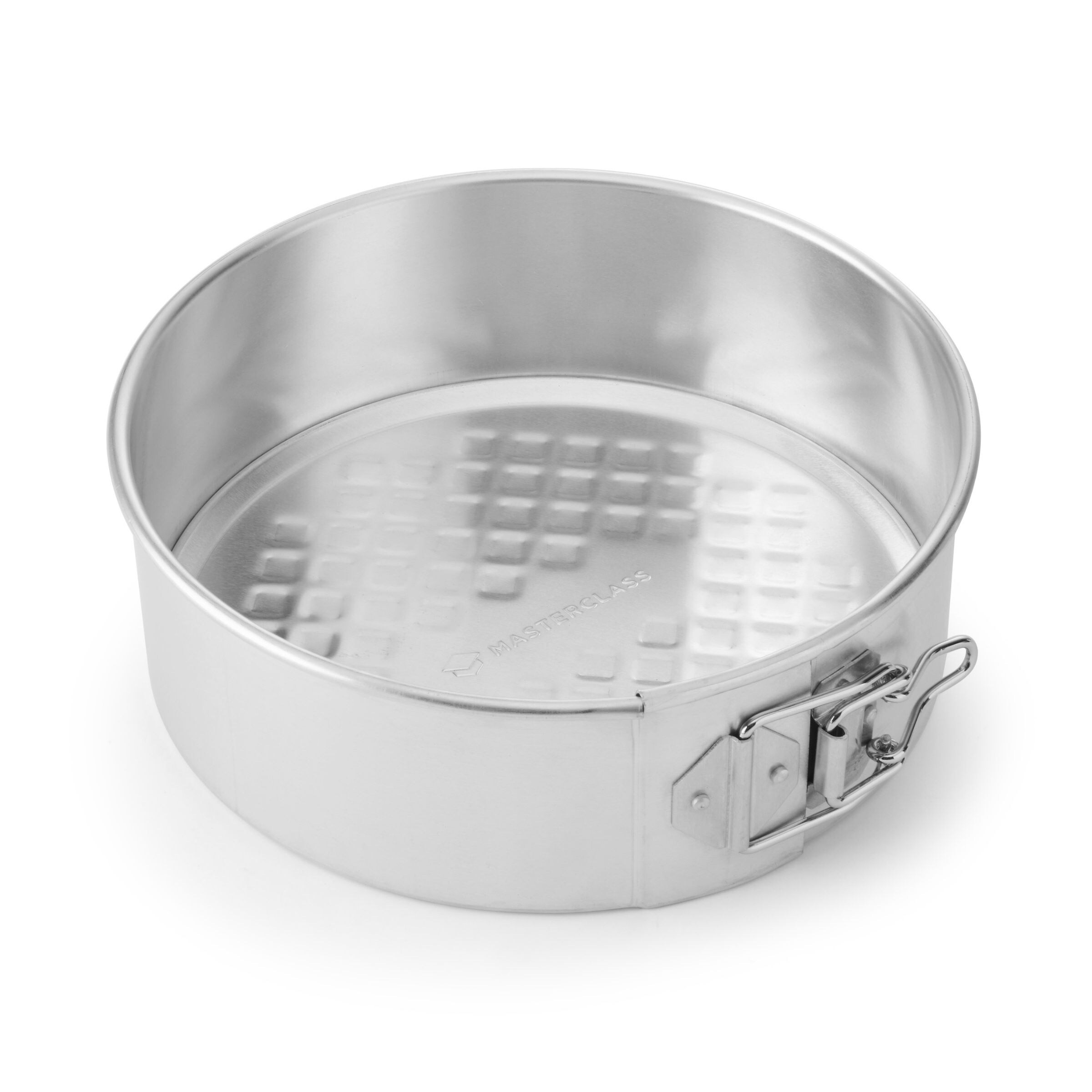 MasterClass Silver Aluminium Springform Cake Tin, 20cm Round Baking Tin