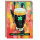 image 1 of St. Patrick's Day Card Lucky Shamrock Pint Stout Blank Greeting Card