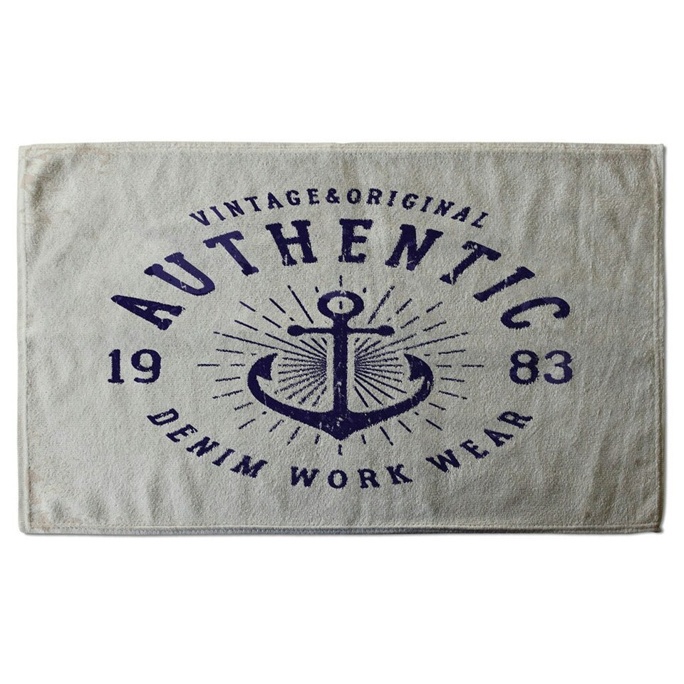image 1 of Vintage Anchor Logo (Kitchen Towel)
