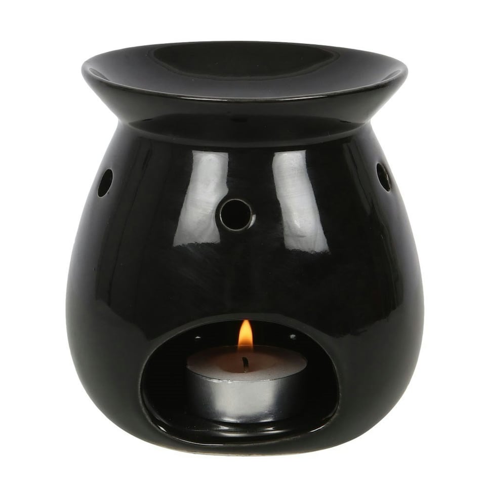 image 1 of Anne Stokes Ostara Wax Melt Burner Set - Black/White/Gold - One Size