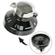 image 5 of SPARES2GO Control Knob for Belling  444445523, 444445724  New World 444441153 Gas Oven Cooker (Pack of 6 Knobs) Black | Silver