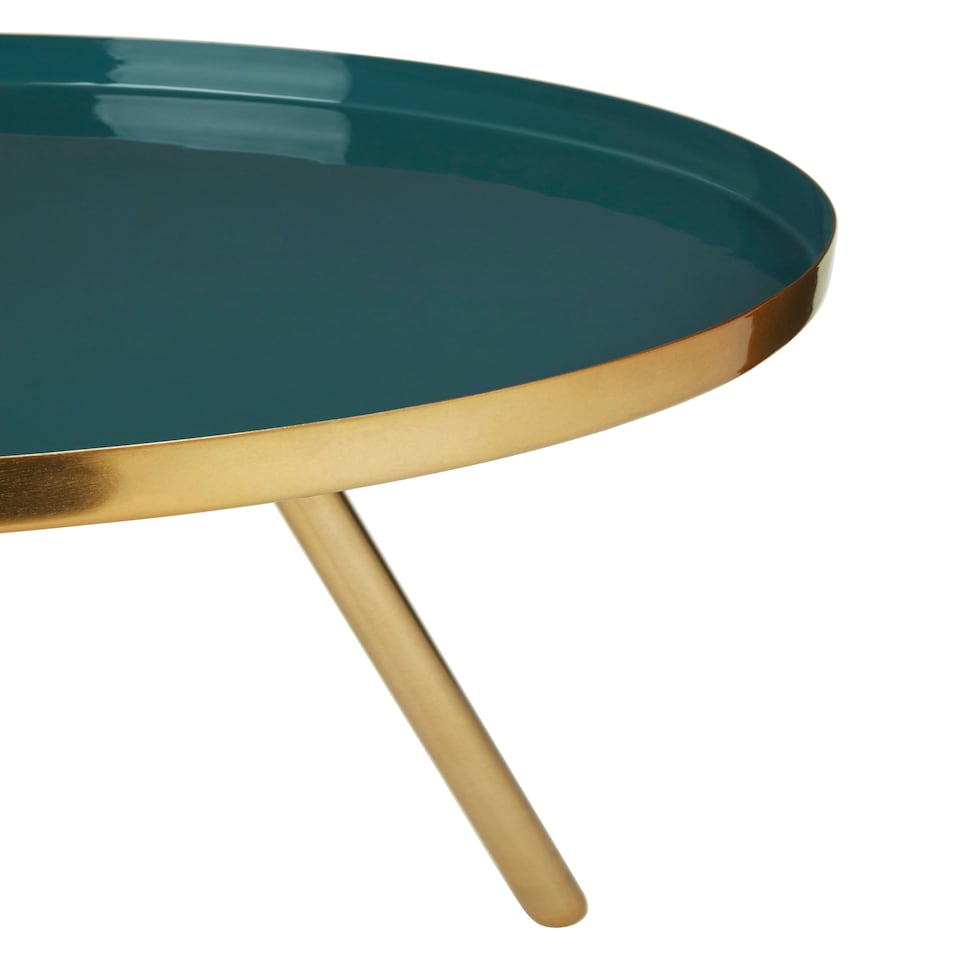 image 1 of Enox Large Diesel Enamel Table Green