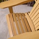 image 5 of Rowlinson Sandown Adirondack Chair N/A | Natural