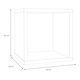 image 4 of Mauro Singular Storage Unit in Concrete Grey