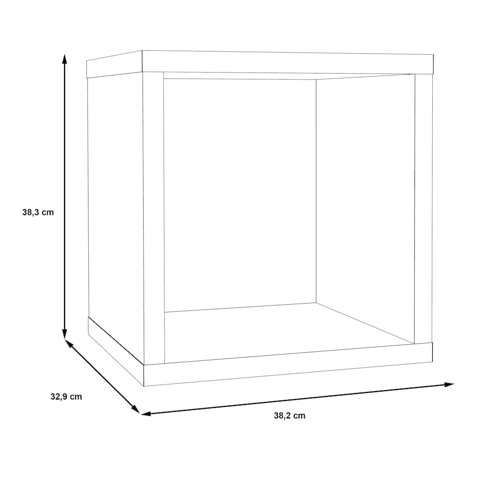 image 1 of Mauro Singular Storage Unit in Concrete Grey