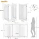 image 3 of Yaheetech 3-Panel Pet Puppy Fence with Two Support Feet, 50 × 90.5 cm White