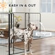 image 4 of PawHut Eight-Panel Dog Playpen with Door, for Indoor, Outdoor, 100cm Tall | Multi | Not provided