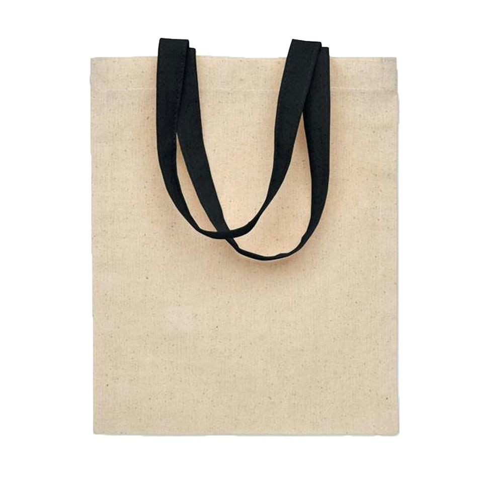 image 1 of MidOcean Chisai Small Cotton Gift Bag - Black - One Size Black