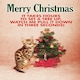 image 1 of It Takes Hours To Set A Tree Up... - Funny Cat Christmas Card