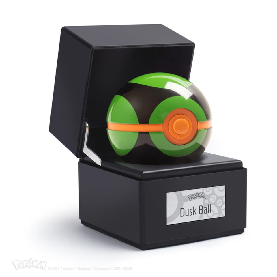 image 1 of Pokémon Die-Cast Dusk Ball Replica | Black