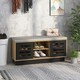 image 3 of COSTWAY Wooden Shoe Bench Shoe Storage Organizer Grey Grey