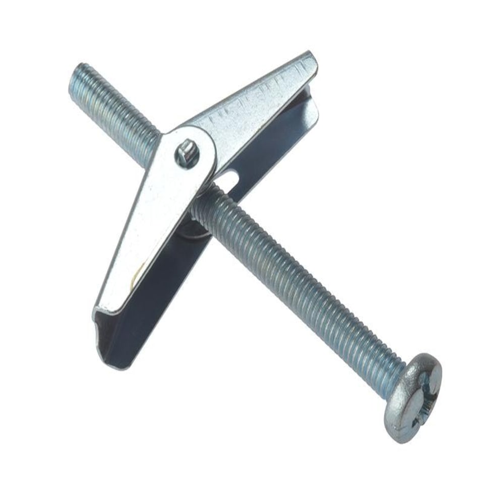 Forgefix Plasterboard Spring Toggle M6 X 50Mm Bag 10