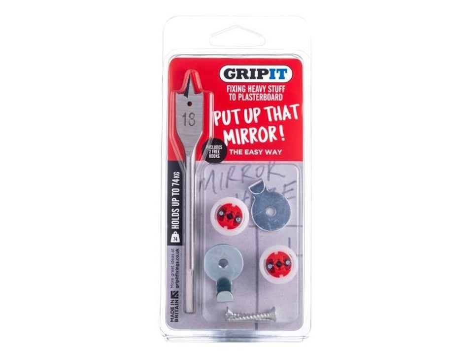 Gripit Mirror Kit, Clam Pack