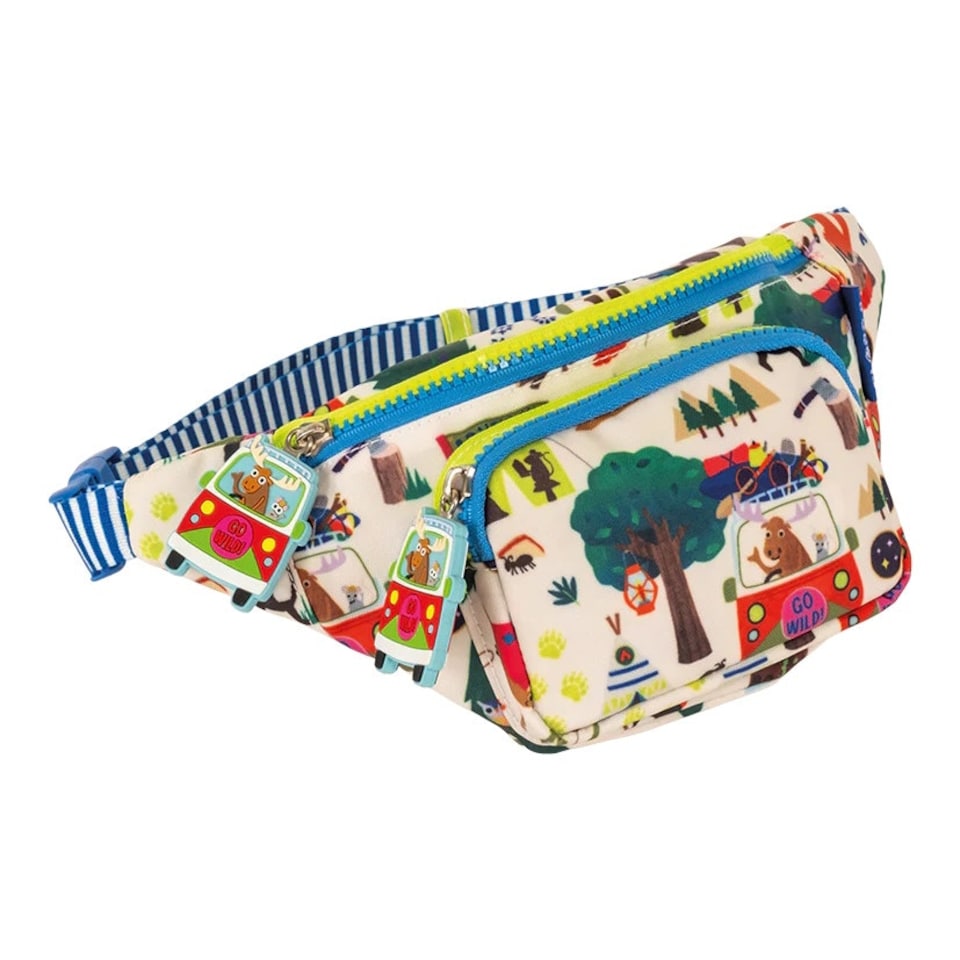 image 1 of Floss & Rock Children's Belt Bag - Adventure Multi