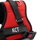 image 2 of KCT Large Red Padded Dog Harness Red | L