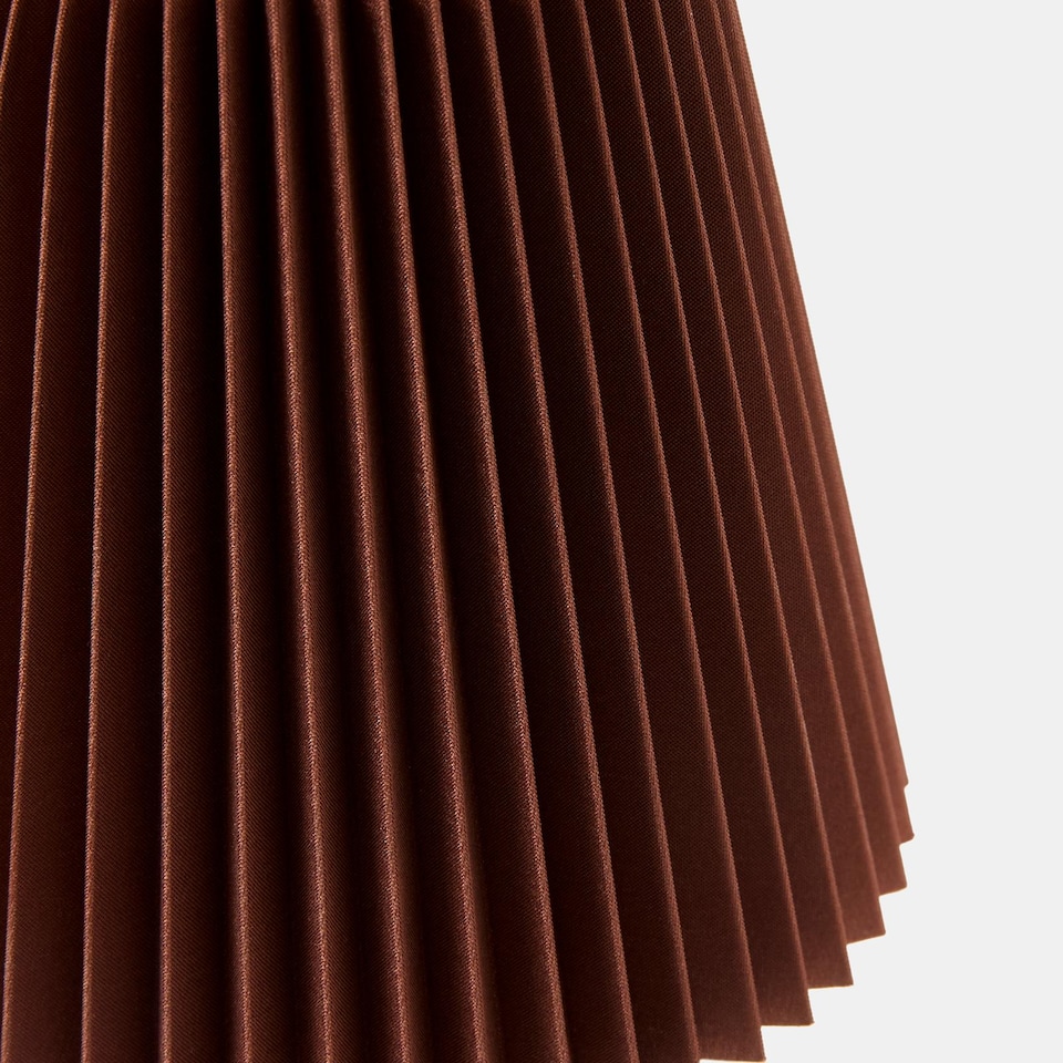 image 1 of OHS Pleated Bedside Lamp LED Rechargeable Cordless Night Light