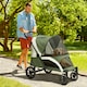 image 2 of PawHut Easy Folding Pet Stroller for Large Dogs 