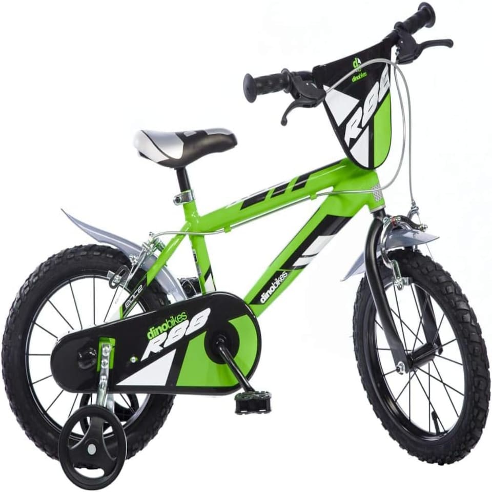 Dino R88 16" Kids Bike - Green