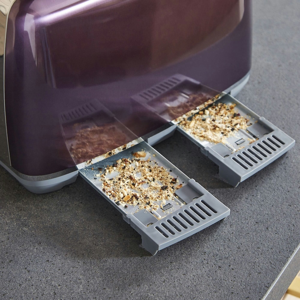 image 1 of Morphy Richards Accents 4-Slice Toaster Metallic Purple | Purple