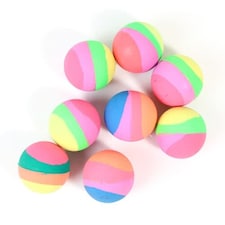 Assorted Stripes Party Bounce Balls - Pack of 8