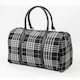 image 2 of Pierre Cardin Travel Holdall Bag - Premium Lightweight Flight Bag - Black And White