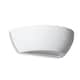 image 3 of First Choice Lighting Set of 2 Mazzaro White E14 Plaster Wall Lights White